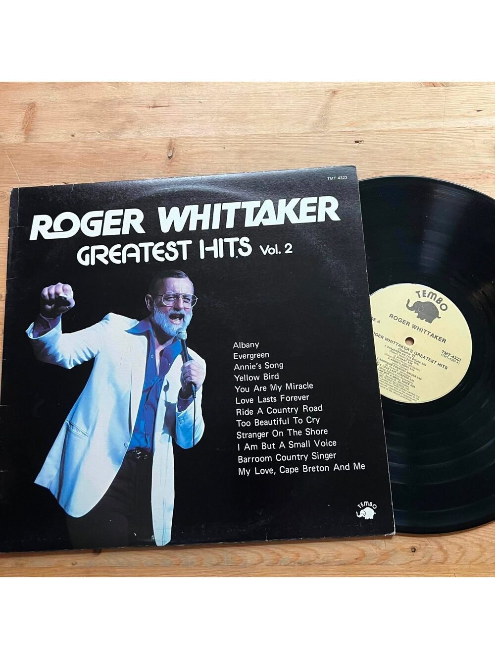Roger Whittaker - Roger Whittaker Greatest Hits Vol. 2 33rpm VG+ VR25